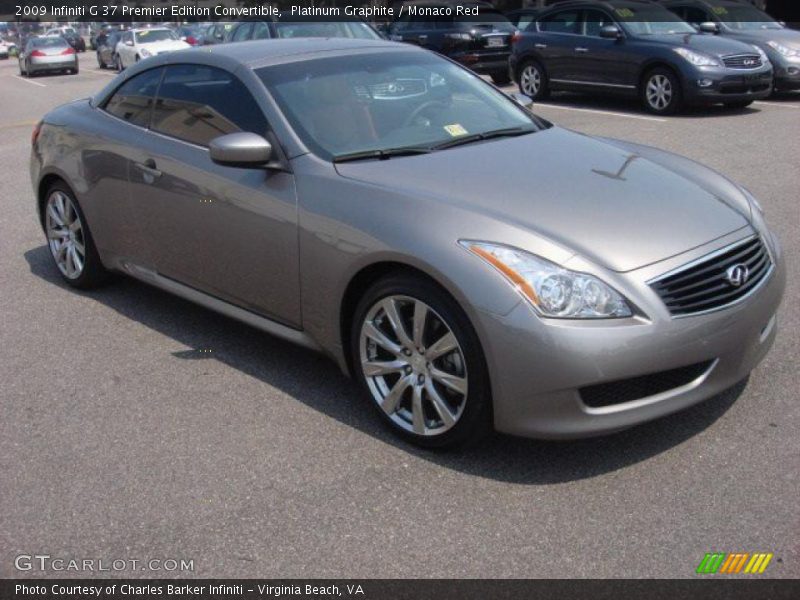  2009 G 37 Premier Edition Convertible Platinum Graphite