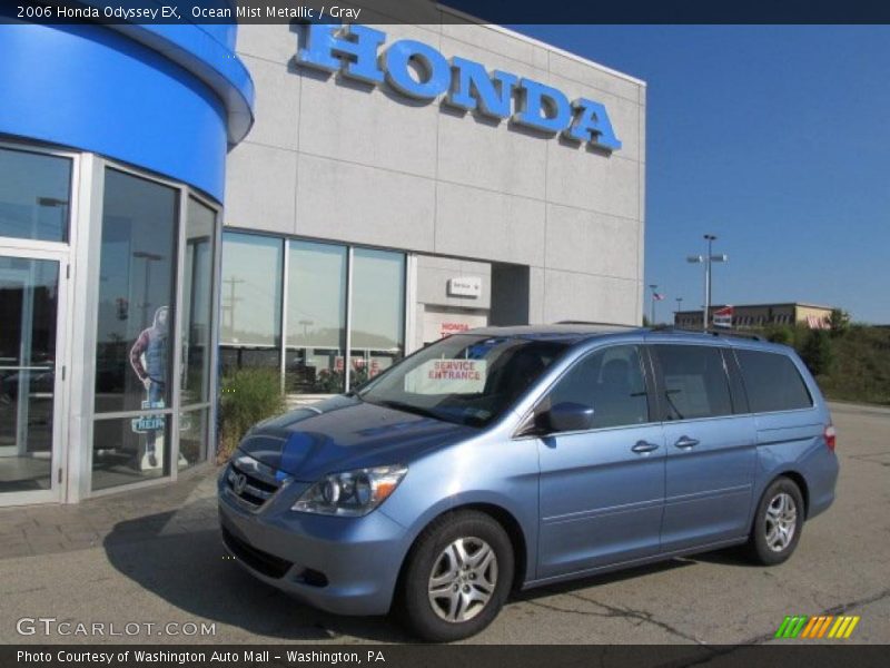 Ocean Mist Metallic / Gray 2006 Honda Odyssey EX