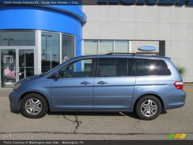 Ocean Mist Metallic / Gray 2006 Honda Odyssey EX