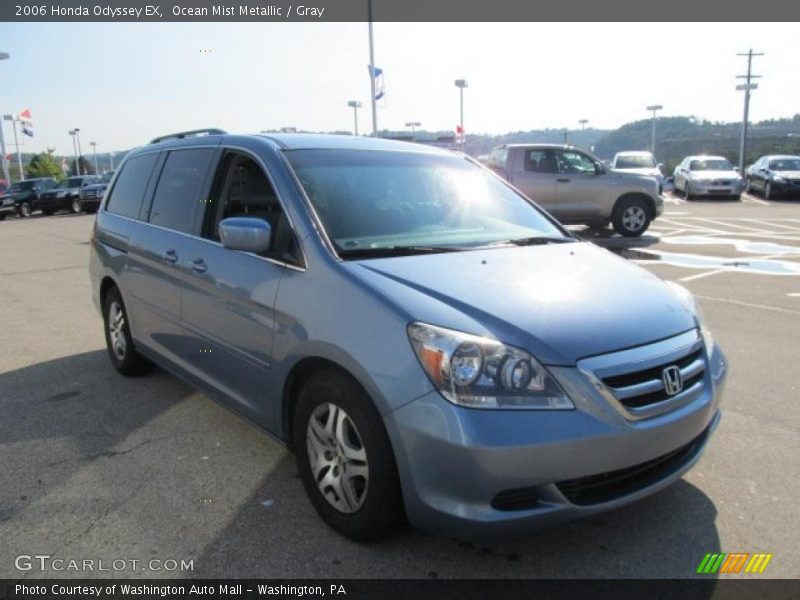 Ocean Mist Metallic / Gray 2006 Honda Odyssey EX