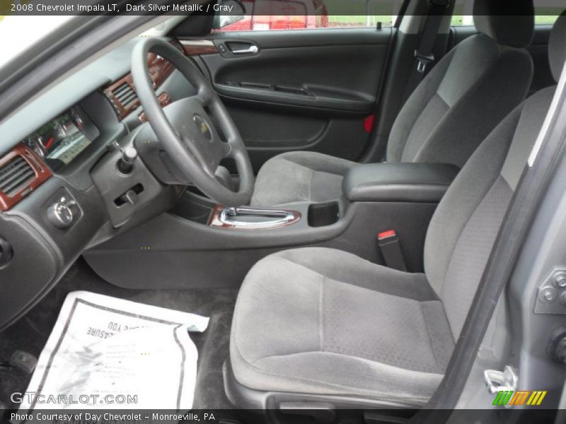 Dark Silver Metallic / Gray 2008 Chevrolet Impala LT
