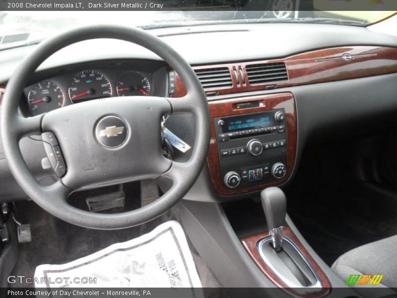 Dark Silver Metallic / Gray 2008 Chevrolet Impala LT