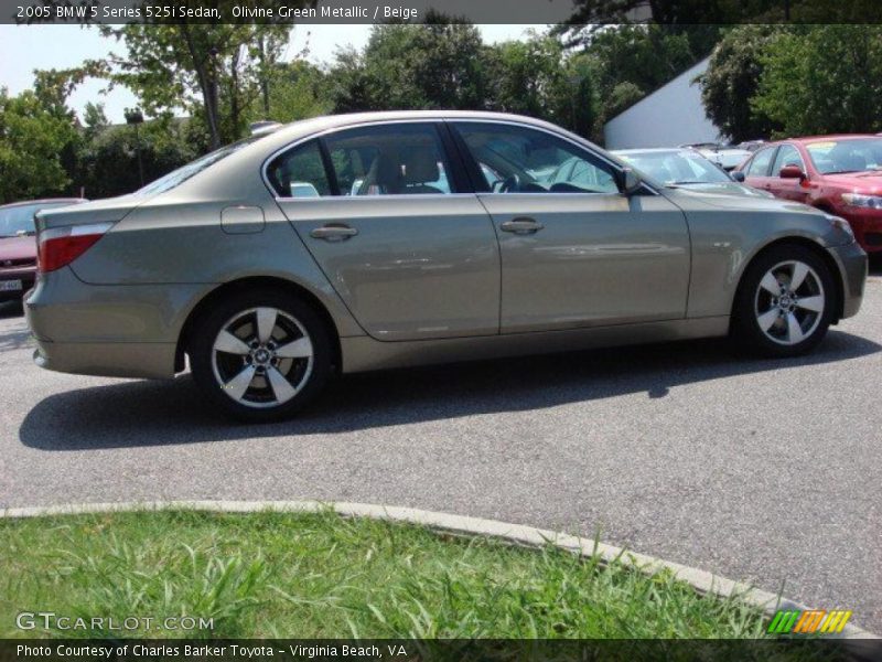 Olivine Green Metallic / Beige 2005 BMW 5 Series 525i Sedan