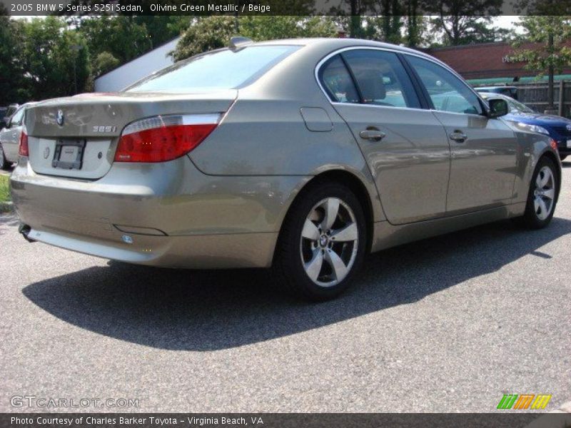 Olivine Green Metallic / Beige 2005 BMW 5 Series 525i Sedan