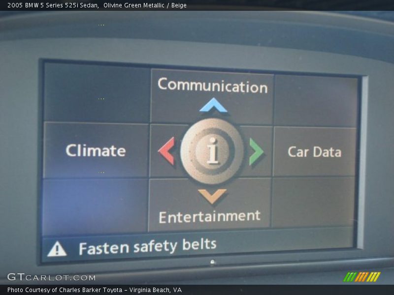 Olivine Green Metallic / Beige 2005 BMW 5 Series 525i Sedan