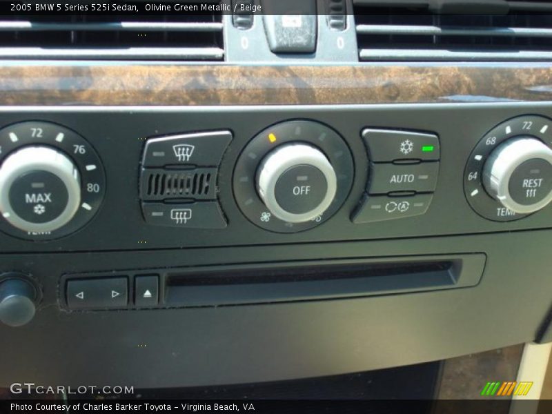 Olivine Green Metallic / Beige 2005 BMW 5 Series 525i Sedan