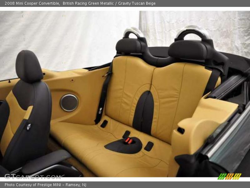 British Racing Green Metallic / Gravity Tuscan Beige 2008 Mini Cooper Convertible
