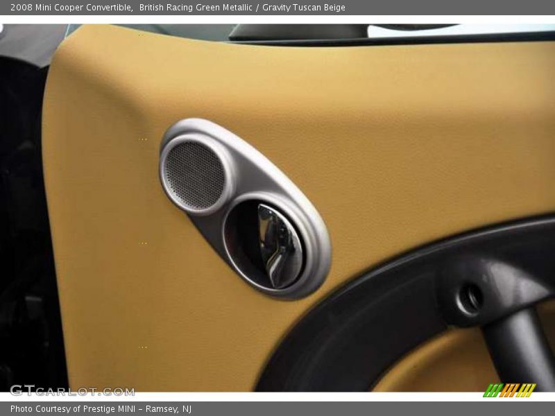 British Racing Green Metallic / Gravity Tuscan Beige 2008 Mini Cooper Convertible