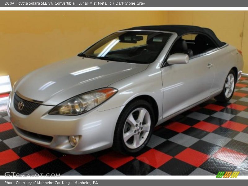 Lunar Mist Metallic / Dark Stone Gray 2004 Toyota Solara SLE V6 Convertible