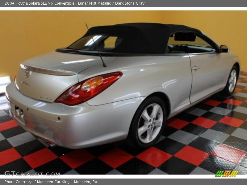 Lunar Mist Metallic / Dark Stone Gray 2004 Toyota Solara SLE V6 Convertible
