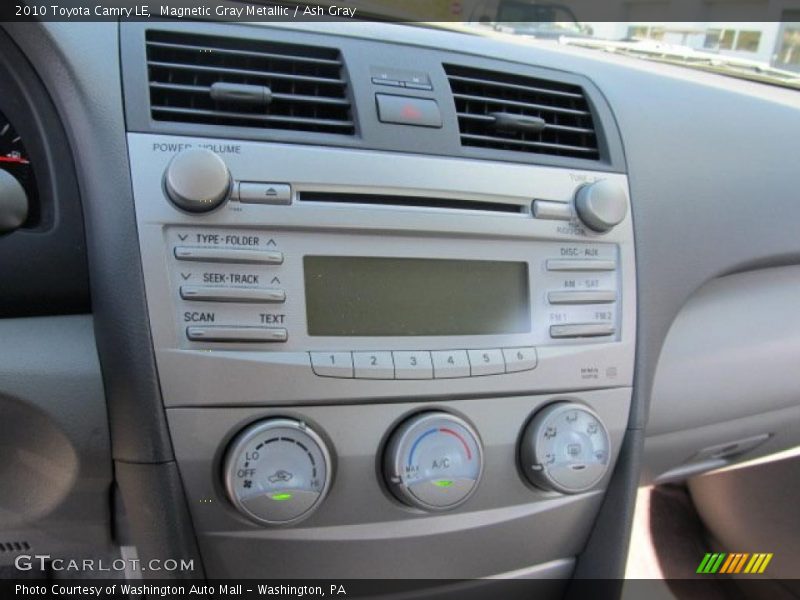 Magnetic Gray Metallic / Ash Gray 2010 Toyota Camry LE