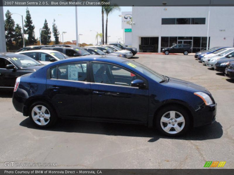 Blue Onyx Metallic / Charcoal/Steel 2007 Nissan Sentra 2.0 S