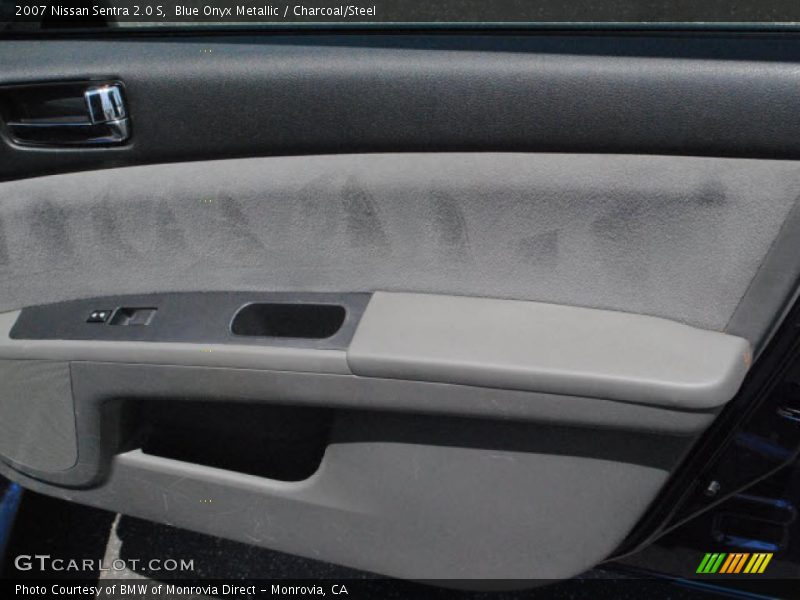 Blue Onyx Metallic / Charcoal/Steel 2007 Nissan Sentra 2.0 S