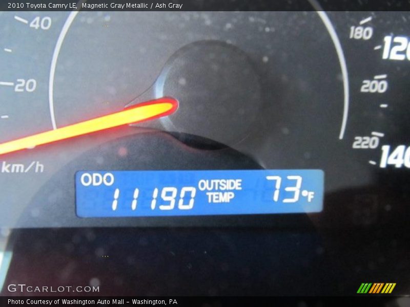 Magnetic Gray Metallic / Ash Gray 2010 Toyota Camry LE