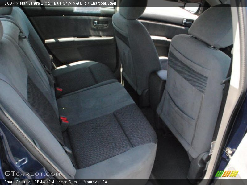 Blue Onyx Metallic / Charcoal/Steel 2007 Nissan Sentra 2.0 S