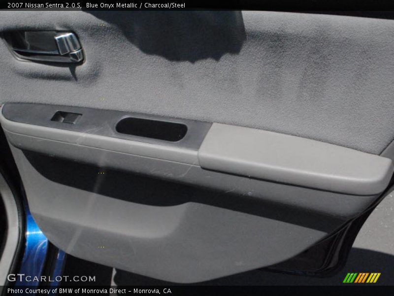 Blue Onyx Metallic / Charcoal/Steel 2007 Nissan Sentra 2.0 S