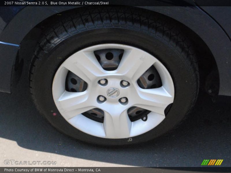 Blue Onyx Metallic / Charcoal/Steel 2007 Nissan Sentra 2.0 S