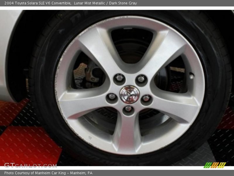 Lunar Mist Metallic / Dark Stone Gray 2004 Toyota Solara SLE V6 Convertible