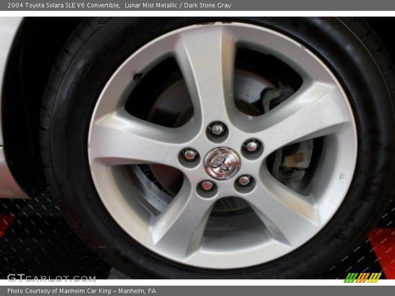 Lunar Mist Metallic / Dark Stone Gray 2004 Toyota Solara SLE V6 Convertible