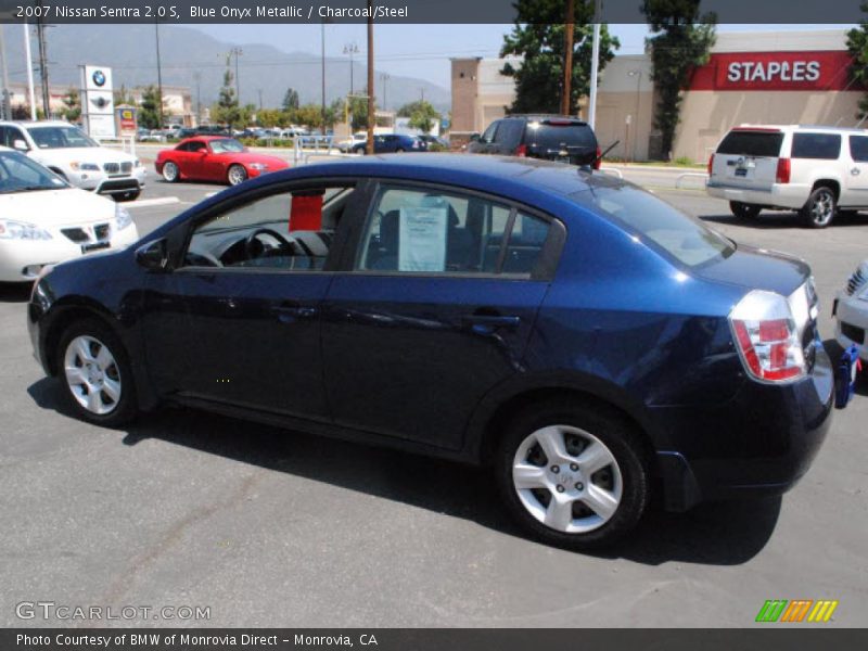 Blue Onyx Metallic / Charcoal/Steel 2007 Nissan Sentra 2.0 S