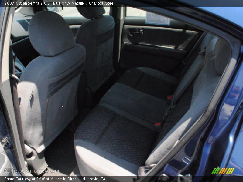 Blue Onyx Metallic / Charcoal/Steel 2007 Nissan Sentra 2.0 S