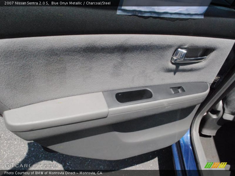 Blue Onyx Metallic / Charcoal/Steel 2007 Nissan Sentra 2.0 S
