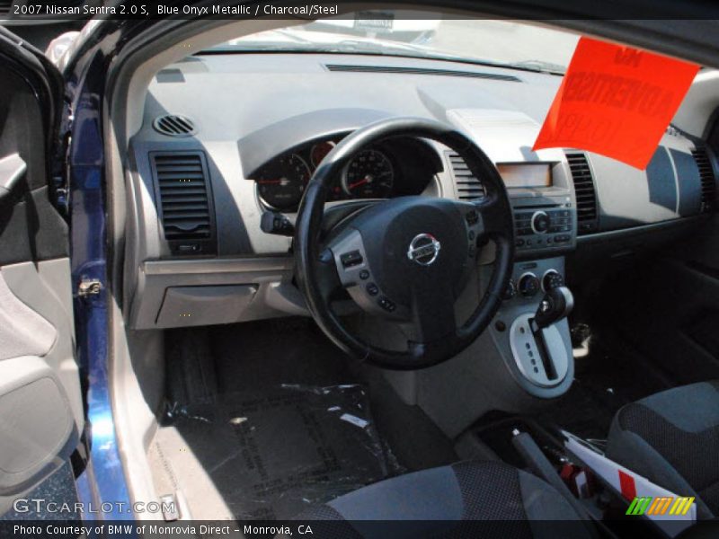 Blue Onyx Metallic / Charcoal/Steel 2007 Nissan Sentra 2.0 S