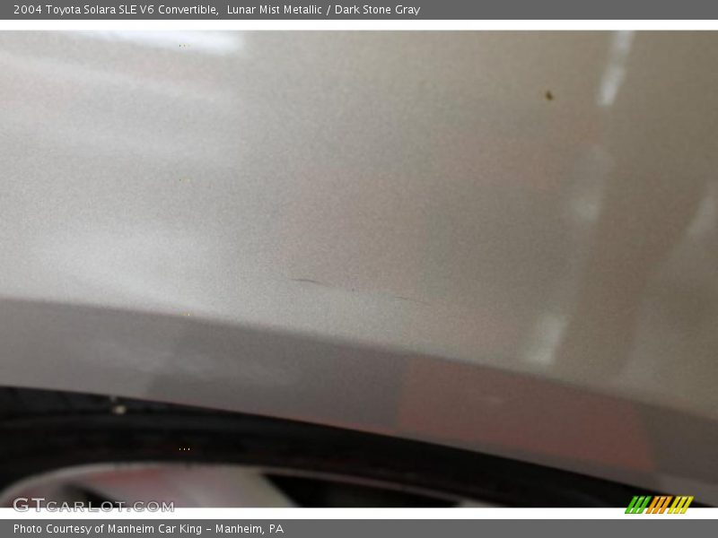 Lunar Mist Metallic / Dark Stone Gray 2004 Toyota Solara SLE V6 Convertible
