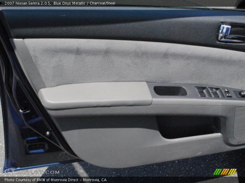 Blue Onyx Metallic / Charcoal/Steel 2007 Nissan Sentra 2.0 S