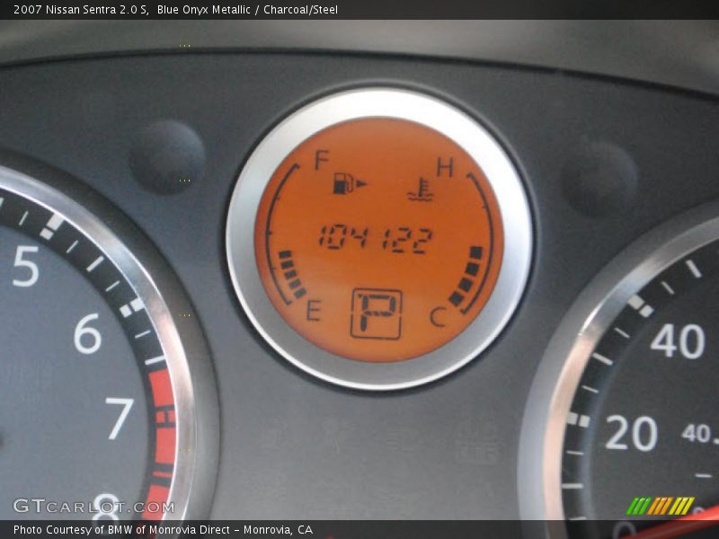 Blue Onyx Metallic / Charcoal/Steel 2007 Nissan Sentra 2.0 S