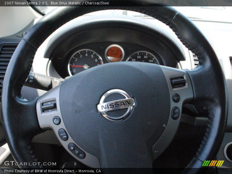 Blue Onyx Metallic / Charcoal/Steel 2007 Nissan Sentra 2.0 S