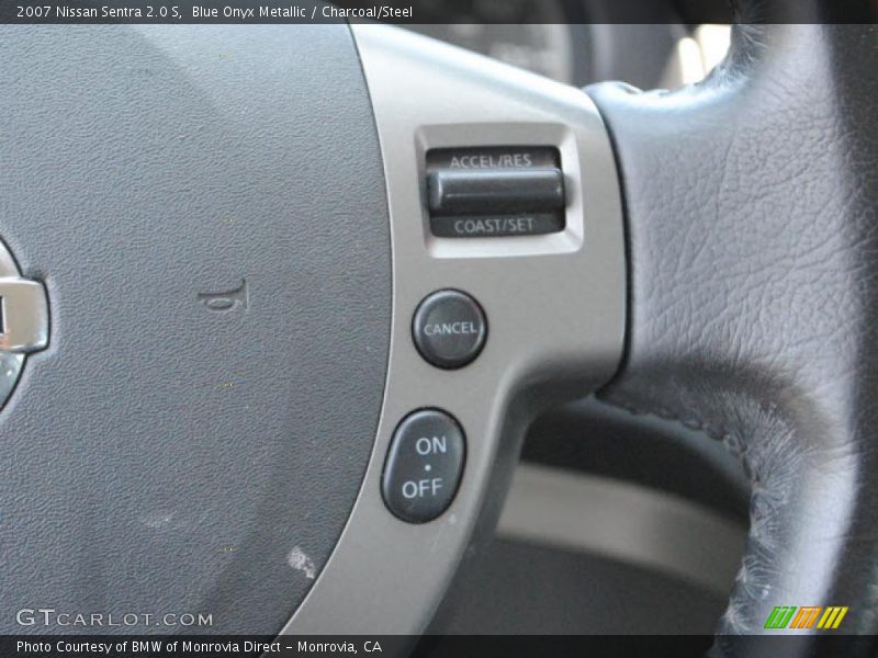 Blue Onyx Metallic / Charcoal/Steel 2007 Nissan Sentra 2.0 S