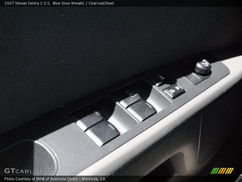 Blue Onyx Metallic / Charcoal/Steel 2007 Nissan Sentra 2.0 S