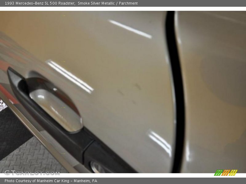 Smoke Silver Metallic / Parchment 1993 Mercedes-Benz SL 500 Roadster