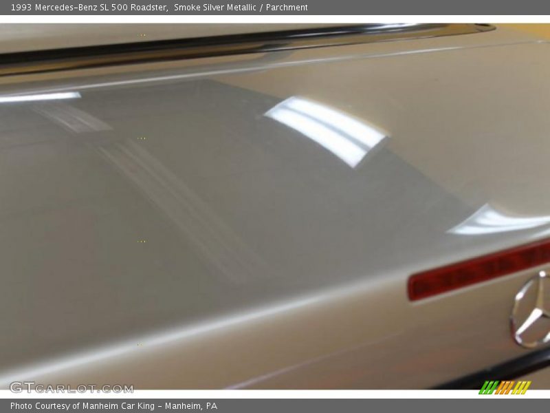 Smoke Silver Metallic / Parchment 1993 Mercedes-Benz SL 500 Roadster