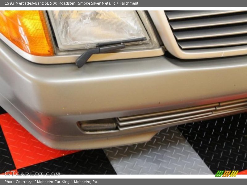 Smoke Silver Metallic / Parchment 1993 Mercedes-Benz SL 500 Roadster