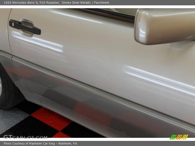 Smoke Silver Metallic / Parchment 1993 Mercedes-Benz SL 500 Roadster