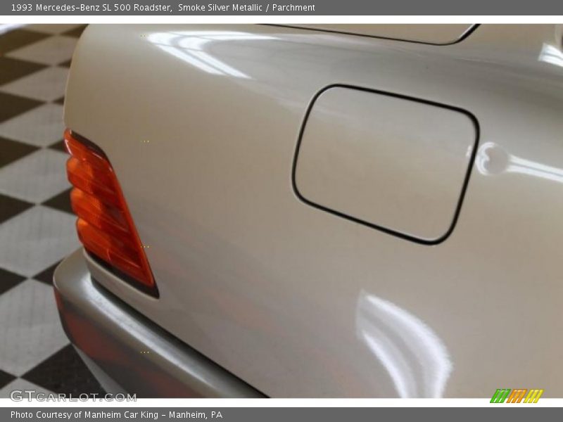 Smoke Silver Metallic / Parchment 1993 Mercedes-Benz SL 500 Roadster