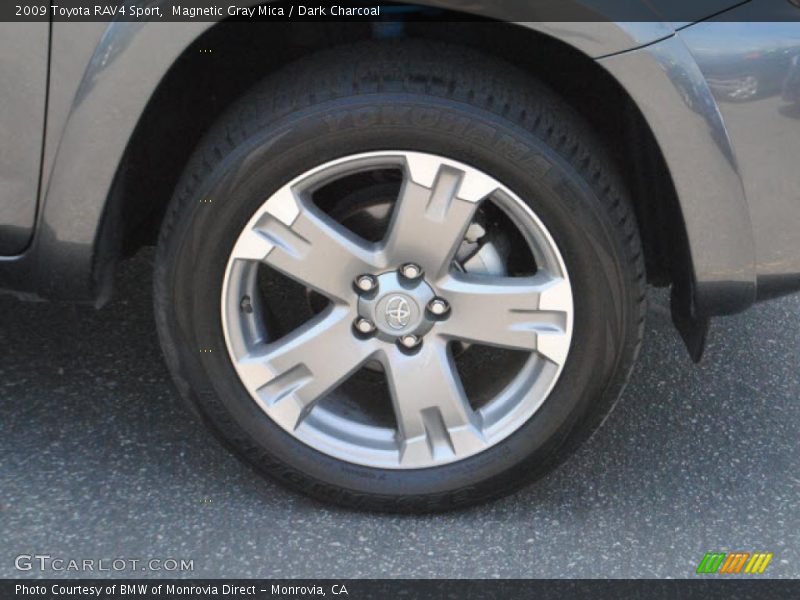Magnetic Gray Mica / Dark Charcoal 2009 Toyota RAV4 Sport