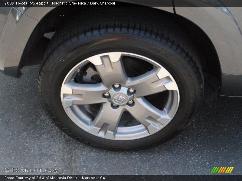 Magnetic Gray Mica / Dark Charcoal 2009 Toyota RAV4 Sport