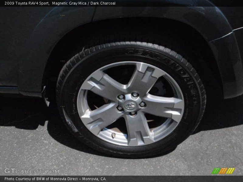Magnetic Gray Mica / Dark Charcoal 2009 Toyota RAV4 Sport
