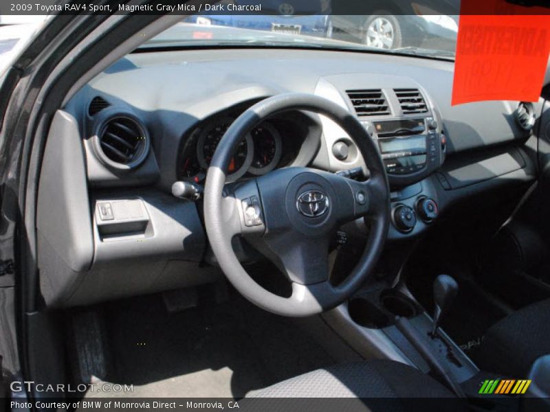 Magnetic Gray Mica / Dark Charcoal 2009 Toyota RAV4 Sport