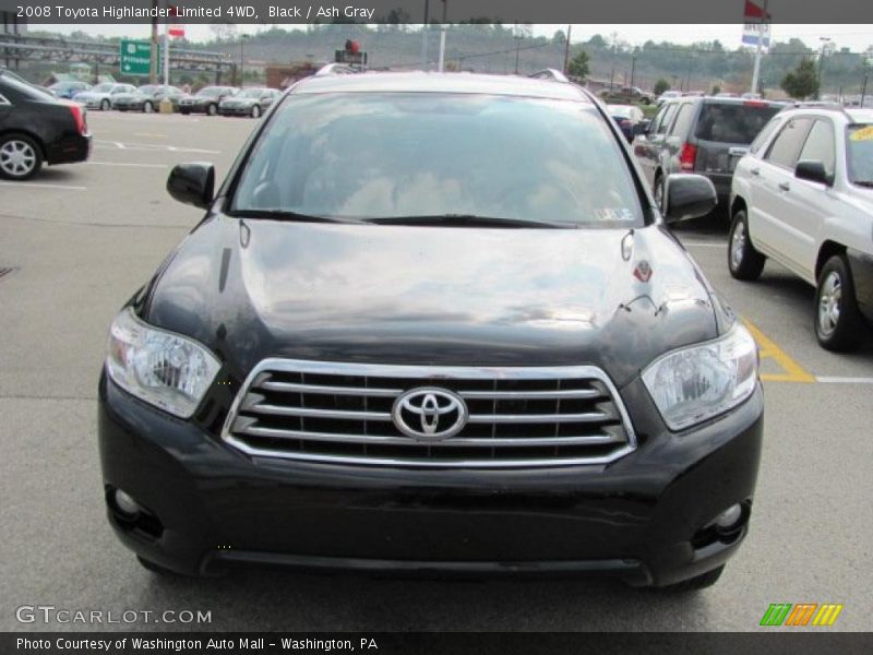 Black / Ash Gray 2008 Toyota Highlander Limited 4WD