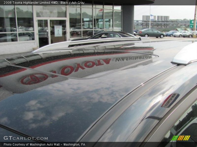 Black / Ash Gray 2008 Toyota Highlander Limited 4WD