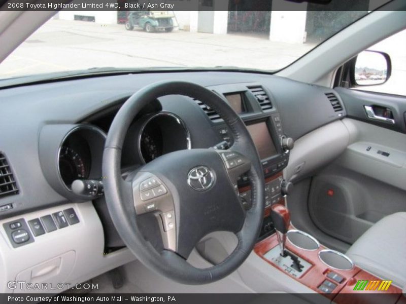 Black / Ash Gray 2008 Toyota Highlander Limited 4WD