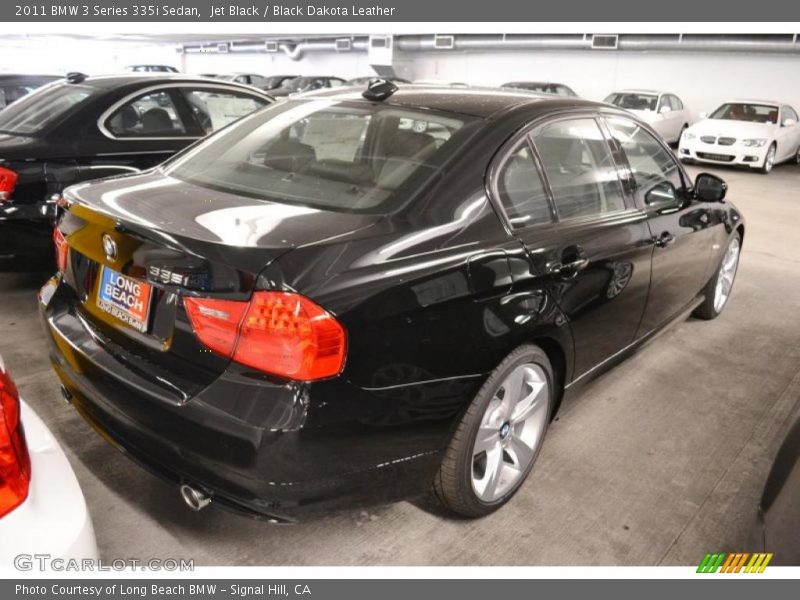 Jet Black / Black Dakota Leather 2011 BMW 3 Series 335i Sedan