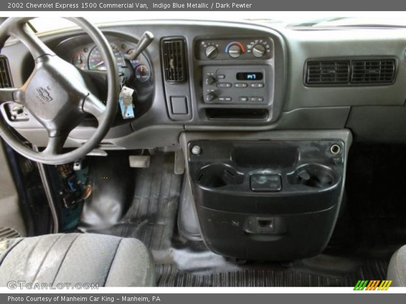 Indigo Blue Metallic / Dark Pewter 2002 Chevrolet Express 1500 Commercial Van