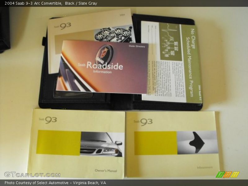 Books/Manuals of 2004 9-3 Arc Convertible
