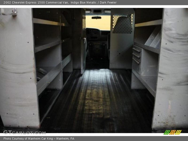 Indigo Blue Metallic / Dark Pewter 2002 Chevrolet Express 1500 Commercial Van