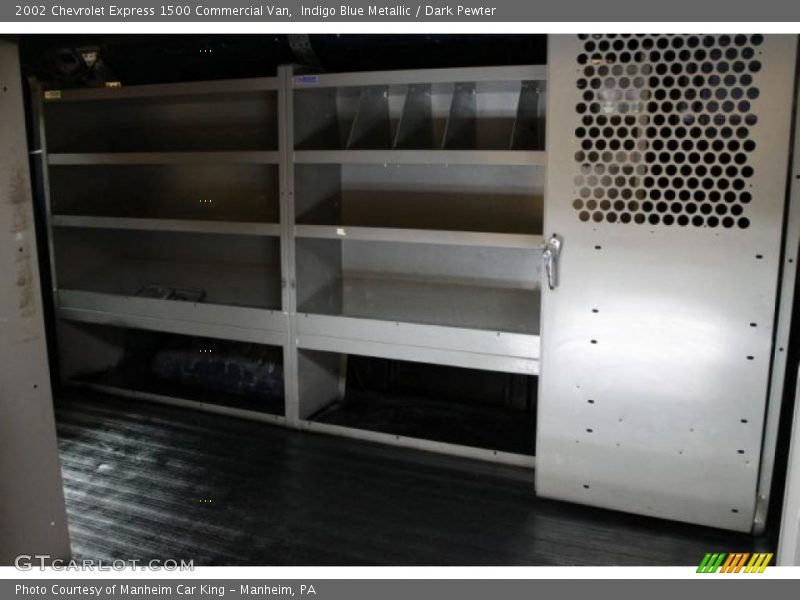Indigo Blue Metallic / Dark Pewter 2002 Chevrolet Express 1500 Commercial Van